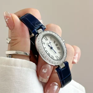 Fashion Elegant High End Career Leather Women’s Quartz Wristwatch for Ladies Women Watch