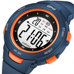 Fashion Kids Digital Watch Silicon Bracelet Date Week Chronograph Alarm Clock Function Electronic Sport Watches Boys