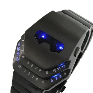 Fashion LED Digital Watch Luxury Men Women Iron Creative Cobra Snake Watch Wristwatch