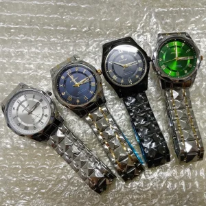 Fashion Luxury Men Watch Stainless Steel Wristwatch Waterproof Luminous Quartz Watch