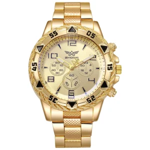 Fashion Luxury Stainless Steel Bracelet Watches for Men Business Chronograph Analog Quartz Men Wristwatches