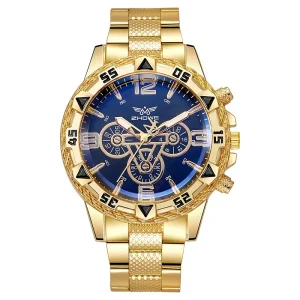 Fashion Male Quartz Watch Three Eyes Digit Dial Multiple Colors Wrist Watch Men Large Dial Luxury Daily Wear