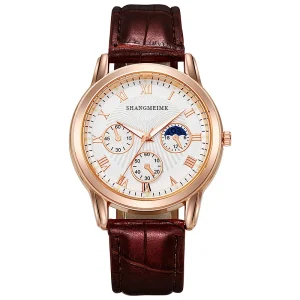 Fashion Men’s Business Steel Band Watch Men’s Quartz Watch