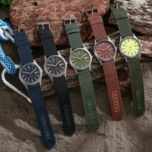 Fashion Mens Watches Luminous Hands Clock Luxury Sports Calendar Quartz Wristwatch Men Casual Nylon Watch Reloj Hombre