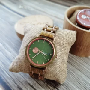 Fashion New Design Wooden Watch Custom logo Stainless Steel Quartz Wristwatches Minimalist Wood Watches for Men and Women