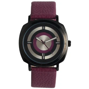 Fashion Quartz Leather Strap Watch Relojes De Cuarzo Uhren Alloy Case Geneva Men Wrist Watch Luxury Relojes Hombr