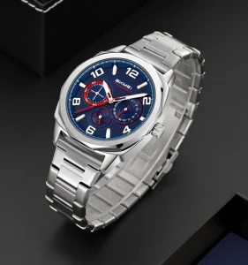 Fashion Quartz Watch 3ATM Water-resistant Date Function Comfortable to Wear Accurate Timekeeping