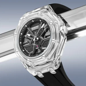 Fashion Quartz Watches Male Rubber Strap Sport Waterproof Wristwatches CalendarClock