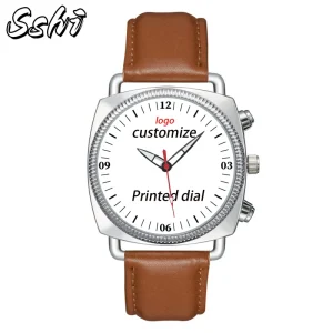 Fashion Quartz Watches Personalized Customization for Men Women Supports One Piece Two Dimensional Company