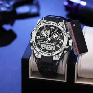 Fashion Relojes Digital Analog Digital Sports Watch Men’s Watch Men’s 50m Digital Watch
