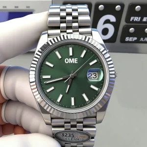 Fashion Simple Digital Stainless Steel Men’s Automatic Vintage Watch