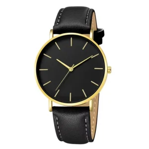 Fashion Simplicity New Luxury Square 36mm Stainless Steel Women’s Watch Mechanical Movement Pointer PU Leather Strap