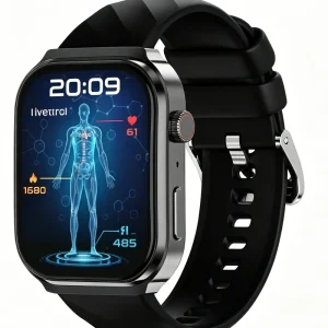 Fashion Smart Watch 2.2″ BT5.3 Heart Rate Tracker 30 Days Standby IP67 Waterproof for Men Women Smartwatch