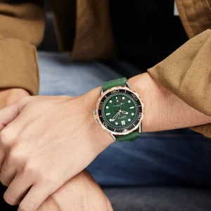 Fashion Sports Business Casual Classic Silicone Strap Boy Watch Quartz Mechanical Unisex Calendar Watch for Man