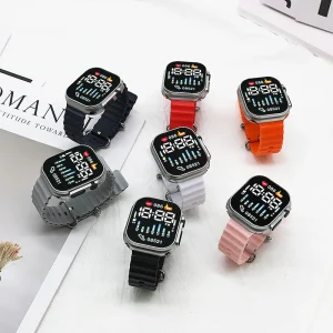 Fashion Sports Outdoor Student Electronic Watch Silicone LED Digital Watches for Kids Women Men Gift