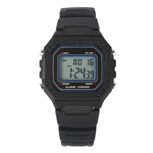 Fashion Sports Water Resistant Multifunctional China Chronograph Wrist Electronics Rectangle Digital Watches for Men