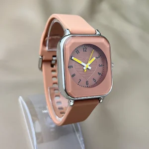 Fashion Square Quartz Wrist Watch Original Brand Women’s Watches Simplicity Ladies Causal Silicone Strap Quartz Clock (WA236)