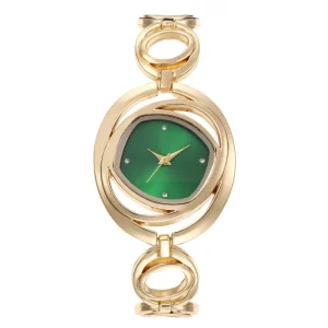 Fashion Unique Novel Design Women’s Watches Temperament EuropeAn-American Wind Alloy Bracelet Quartz Watch