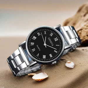 Fashion Watch Casual Clock Business Men Quartz Watch Calendar Sport Wristwatch Bracelet Clock