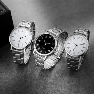 Fashion Watch Men’s Metal Luxury Quartz Wrist Watch Business Watch