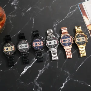 Fashion Watch for Men Personalized Large Dial Charm Casual Quartz Watch