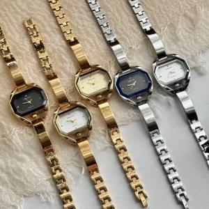 Fashion Watch for Women Octagon Dial Charm Casual Style Ladies Quartz Watches Gifts for Women