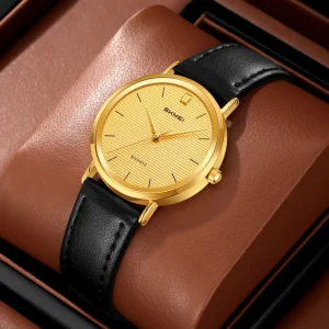 Fashion Watches Elegant and Simple Luxury Leather Strap Model Suitable for Business Use Watches