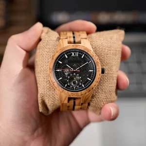 Fashion Wristwatch Luxury Mechanical Wooden Automatic Wood Watch