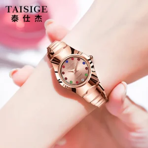 Fashionable Best Selling Stainless Steel Case Sapphire Crystal 3BAR Waterproof Quartz Watch Pointer Dial Luxe Unisex Business