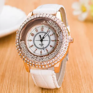 Fashionable Flowing Crystal Women’s Watch