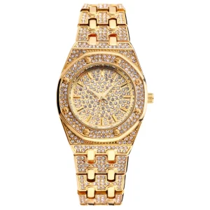 Fashionable Luxurious Waterproof Full-diamond Ladies’ Watch