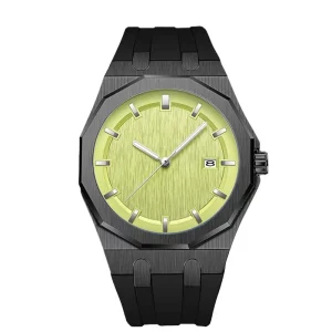 Fashionable Multi-color Stainless Steel Watches Chronograph Mechanical Movement Pointer Couple Watches Support Foreign Trade