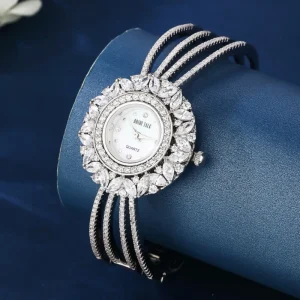 Fashionable Women’s Zircon Watches with Luxury MIYOTA Quartz Movement Pointer Dial Waterproof Beijing Brand