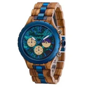 Fen Yi High End Fashion Casual Business Unique Design Wooden Quartz Watch for Men