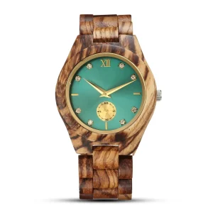 Fenyi Casual Business High Quality Fashion Simple Designer Unique Men Boys Pointer Wooden 39mm Quartz Watch