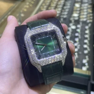 Fine Hip Hop Watches Custom Hip Hop Diamond Lab Diamond Moissanite Watch Rapper Style Hip Hop Jewelry Watch