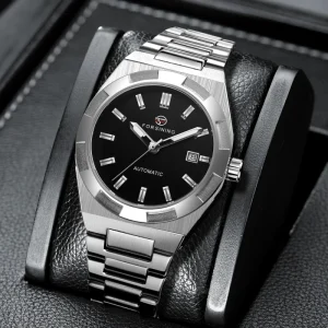 Forsining Reloj Para Hombre Luxury Men Stainless Steel Strap Automatic Watch Luminous Wristwatch Mechanical Watch