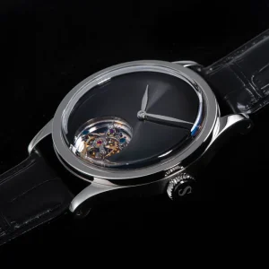 Free Ship Luxury Classical Dome Sapphire 38mm Minimalist 5atm Seagull St8000 Hand Winding Mechanical Tourbillon Watch for Sale