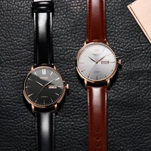 Fully Automatic Mechanical Men’s Watch Genuine Men’s Simple Fashionable Casual Waterproof Weekly Calendar 9208