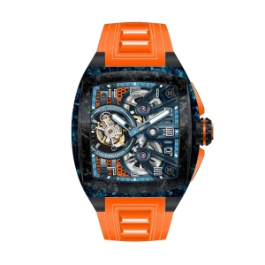 Functional Sporty Custom Automatic Watches Skeleton Automatic Mechanical Watch for Men