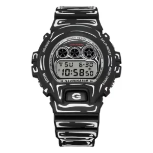 G Raffiti Pattern Printed Shock Resistant LED Display Outdoor Waterproof Stop Watch Alarm Calendar Men Wrist Digital Sport Watch