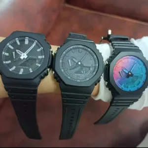 G Series Digital Watches Including GM2100 GA2100 GA110 DW5600 Factory Customizable Shock Resistance Feature Available for