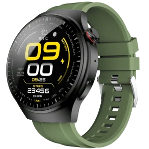 G7 Black Watch IP68 Waterproof Smart Watch with GPS 1.43 Inch AMOLED Smartwatch for Sports Fitness