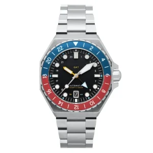 GMT Diving Men Watch Automatic Super Luminous Sports Water Resistant 300m