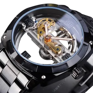 GMT1165 Automatic Mechanical Watch Stainless Steel Strap Men Wristwatch