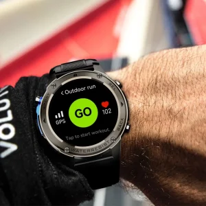 GPS Smart Watch 5ATM Waterproof Swimming Algorithms Sports Montre Smartwatch AMOLED with Barometer Altitude Calories Record