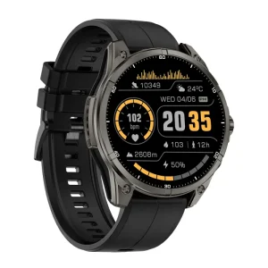 GPS Track Men Outdoor Sport Reloj Smartwatch 670mAh Big Battery 5ATM Waterproof Health Tracker Smart Watch FT66 With Flashlight