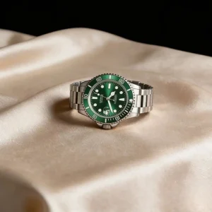 GUIHUA Automatic Watch Sapphire Crystal 5BAR Waterproof Green Bezel Luminous Hands Business Luxury Customizable Under 110