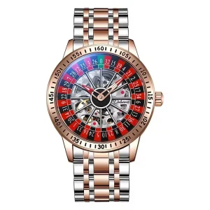 Gambling Plate Watch New Business Rotating Dial Men’s Waterproof Sports Watch Fashion Mechanical Man Watch