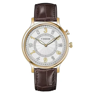 Genuine Leather Strap Business Gearbox Watch Mechanical Watch Jump Hour Movement